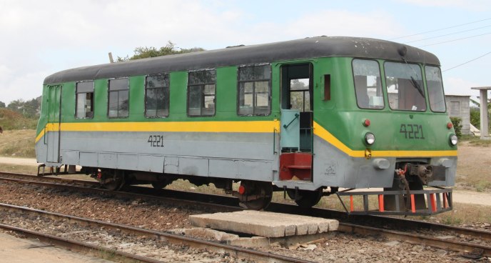 A train in Cuba