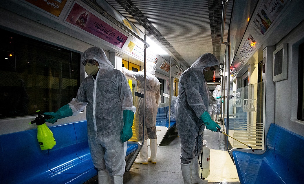 Coronavirus subway cleaning