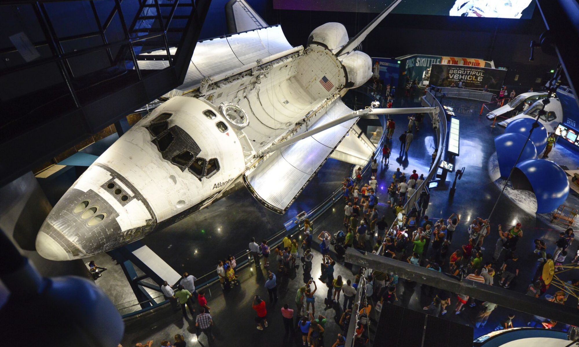 Space Shuttle Atlantis Exhibit at Kennedy Space Center