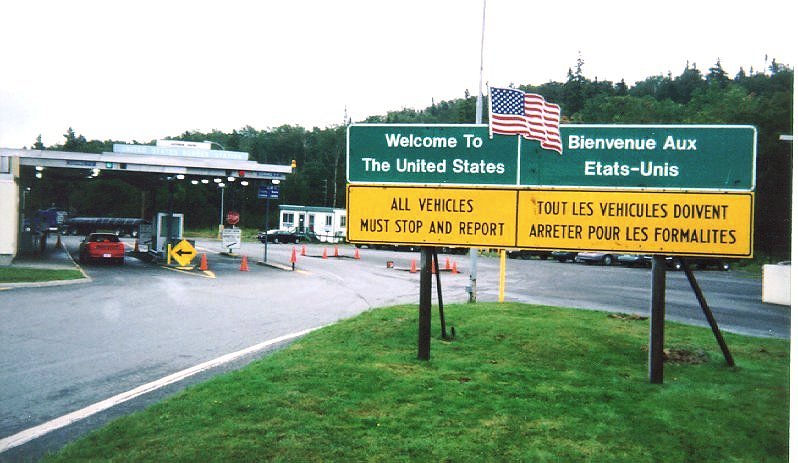 U.S.-Canada border crossing
