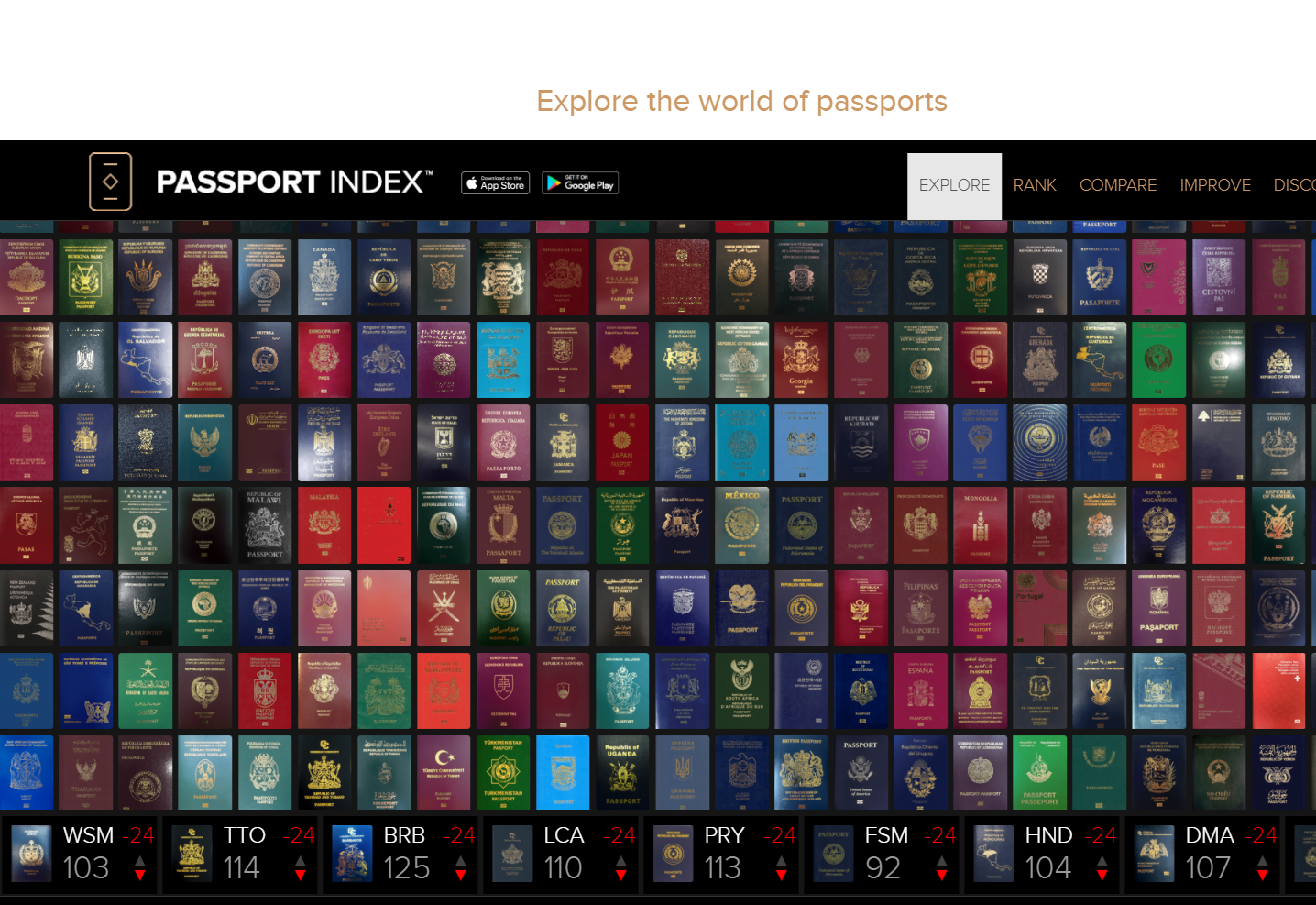passport index website